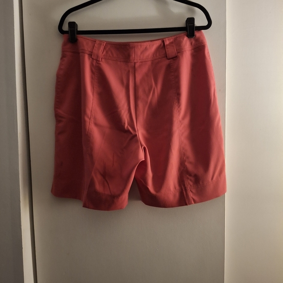Bette & Court Women's Orange Bermuda Shorts, Dress Style - Picture 2 of 8
